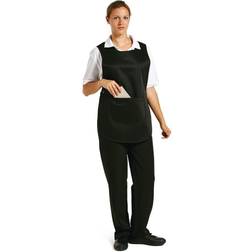 Whites Tabard With Pocket Black [B046]